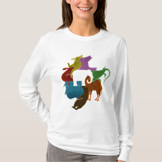 Camiseta Quebra-cabeça do elefante