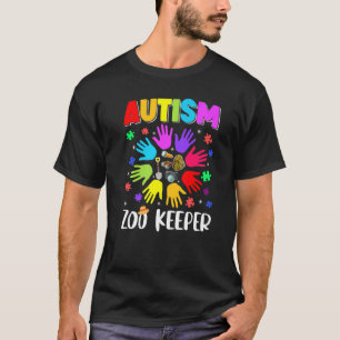 Camiseta Quebra-cabeça do Zelador do Zoológico Autismo Cons