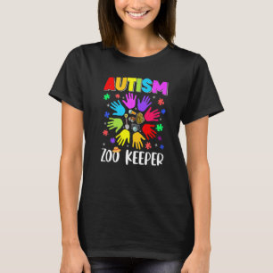 Camiseta Quebra-cabeça do Zelador do Zoológico Autismo Cons