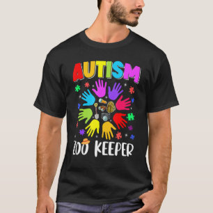 Camiseta Quebra-cabeça do Zelador do Zoológico Autismo Cons