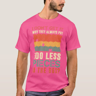 Camiseta Quebra-cabeça Engraçado