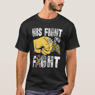 Camiseta Quebra-Cabeça Fita Retro A Luta Dele é Minha Luta