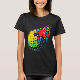 Camiseta Quebra-cabeça Golf Suporta Homens de Consciência d