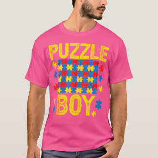 Camiseta Quebra-cabeça Quebra-cabeça Engraçado Quebra-cabeç