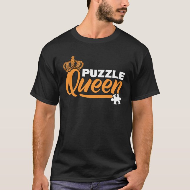 Camiseta Quebra-cabeça Queen (Frente)
