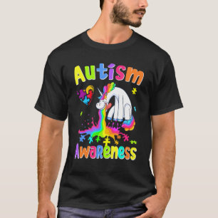 Camiseta Quebra-cabeça Unicórnio Piece Autismo Sensibilizaç