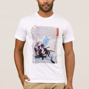 Camiseta Quebra-cabeça Yazama Shinroku Mitsukaze do ronin