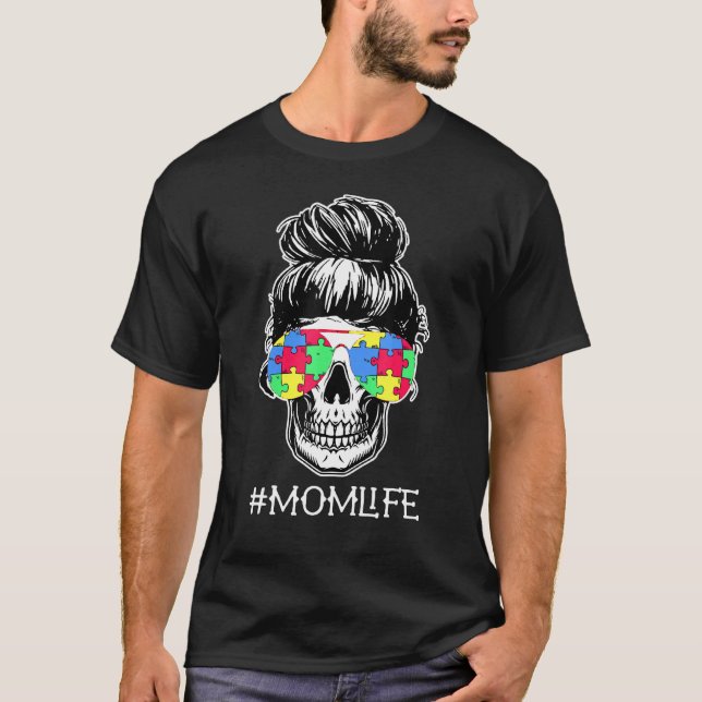 Camiseta Quebra-cabeças de Conscientização sobre Autismo Ca (Frente)