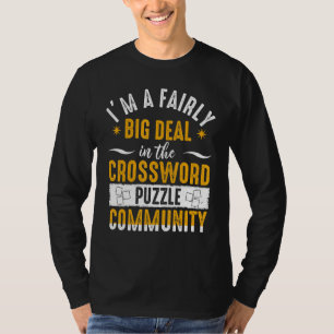 Camiseta Quebra-cabeças de Palavras Cruzadas Grande Negócio
