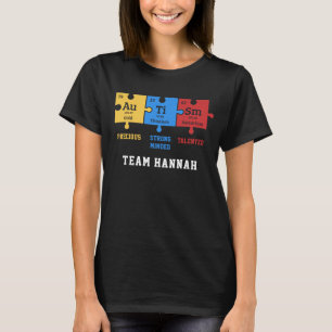 Camiseta Quebra-cabeças de Química Geek de Conscientização