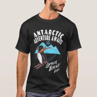 Camiseta Quebra da primavera da Antártica 2023 Esqui da Nev