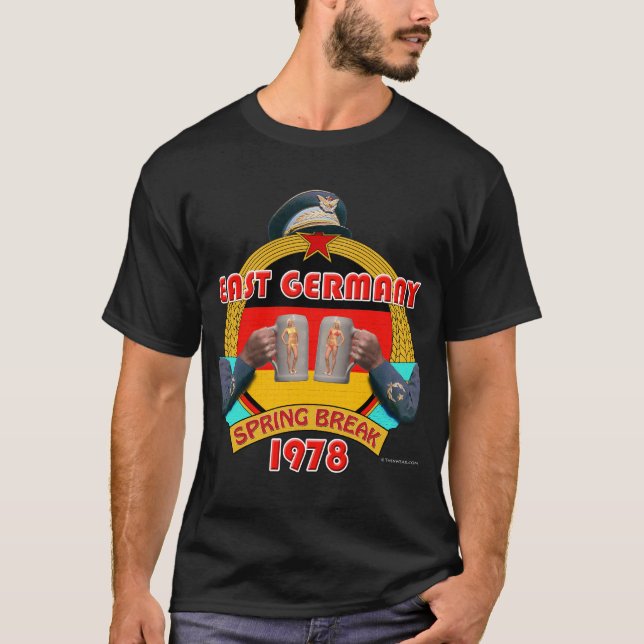 Camiseta Quebra da primavera de 1978 na Alemanha Oriental ( (Frente)