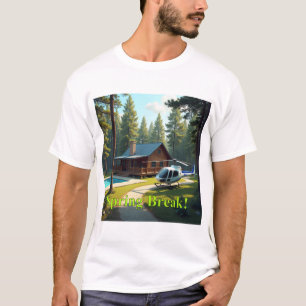 Camiseta Quebra da primavera na floresta