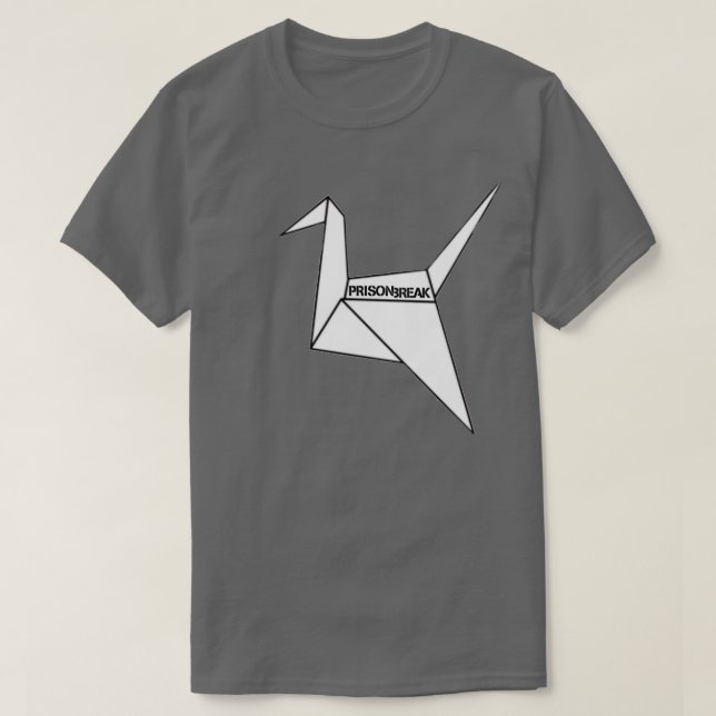 Camiseta Quebra da prisão de Swan de Papel (Frente do Design)