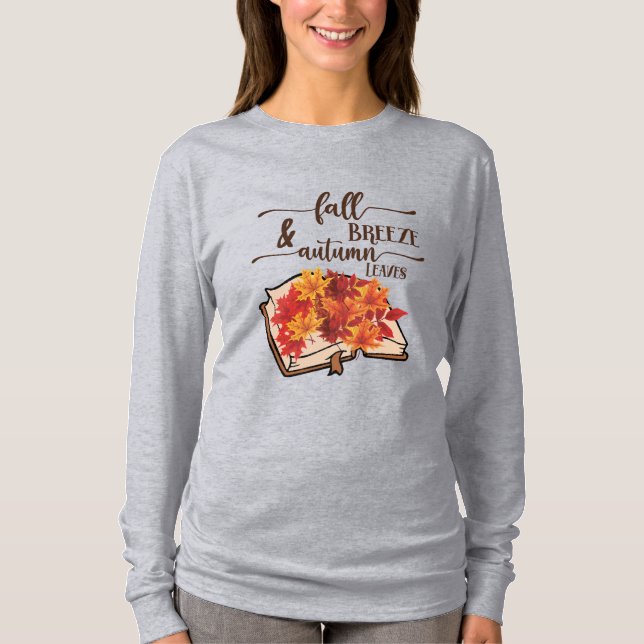 Camiseta Quebra das Folhas do outono (Frente)
