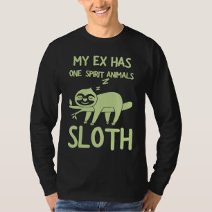 Camiseta Quebra Dizendo Que Meu Ex Tem Uma Lama De Animais
