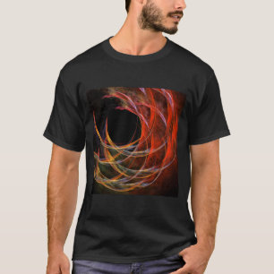 Camiseta Quebrando a Abstrato de Círculo