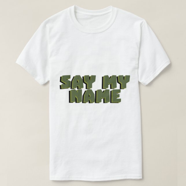 Camiseta Quebrando sobrancelhas ruins de Jesse Pinkman (Frente do Design)