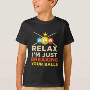Camiseta Quebrando Sua Piscina De Bola Bilhares Novelty Hob