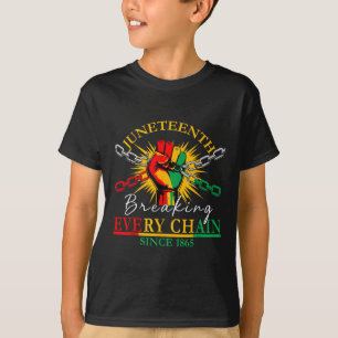 Camiseta Quebrando Todas As Correntes Desde 1865 Mulheres H