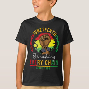Camiseta Quebrando Todas As Correntes Desde 1865 Mulheres H