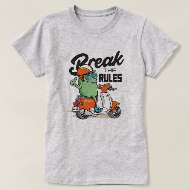 Camiseta Quebrar As Regras (Frente do Design)