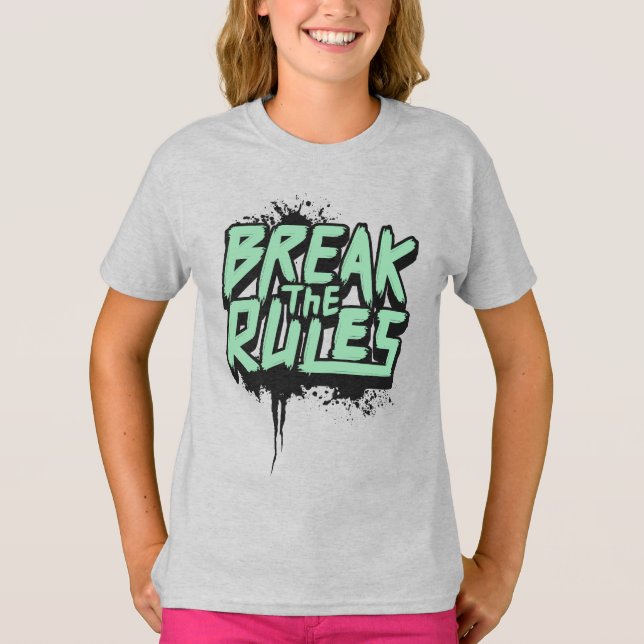 Camiseta Quebrar as regras (Frente)