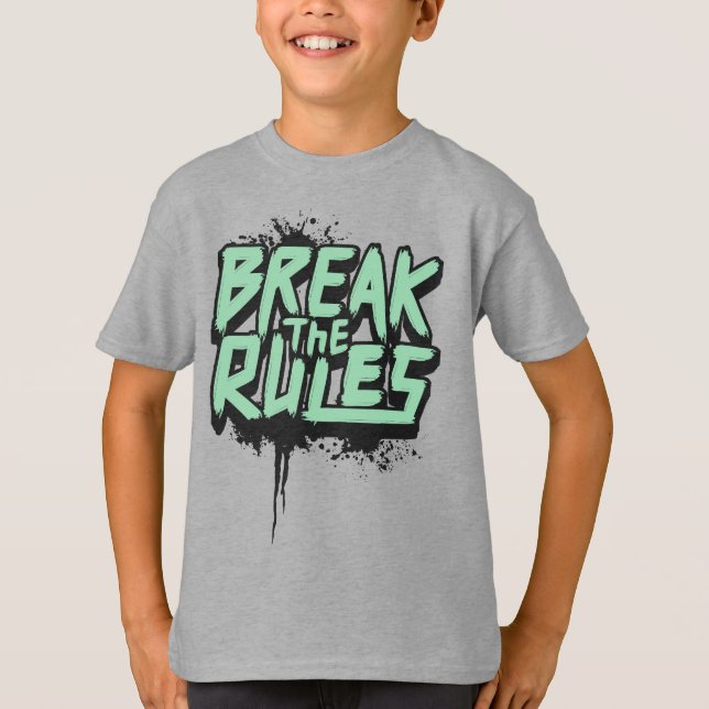 Camiseta Quebrar as regras (Frente)