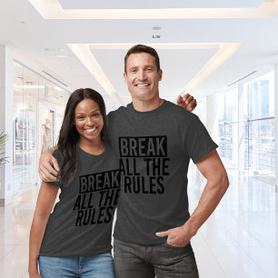 Camiseta Quebrar Todas as Regras