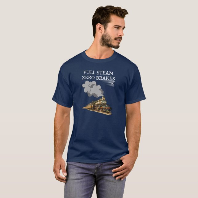 Camiseta Quebras de vapor zero de cheio (Frente Completa)