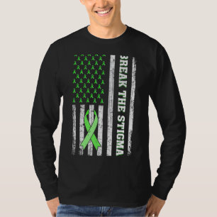 Camiseta Quebre A Faixa Verde Estigma Sinalizador Saúde Men