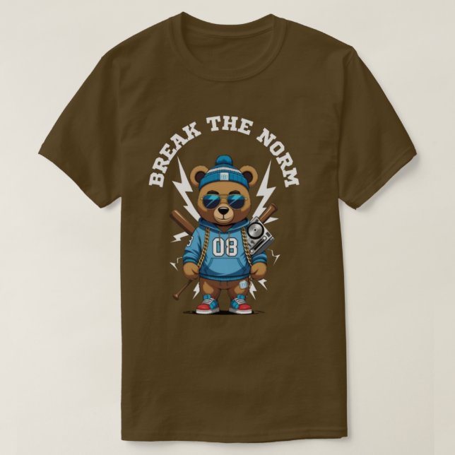 CAMISETA QUEBRE A NORMA (Frente do Design)