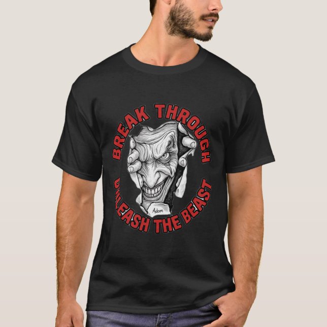 Camiseta Quebre Desencadeie a Fera Monstro (Frente)
