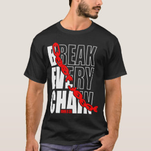 Camiseta Quebre Todas as Cadeias _ João 8_36 _ Bíblia Motiv