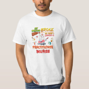 Camiseta Quebrei Então Me Tornei Uma Enfermeira