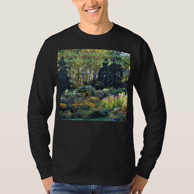 Camiseta Queda antecipada nos jardins (Frente)