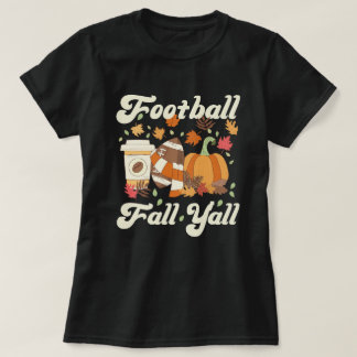 Camiseta Queda de Futebol Y'all Café Pumpkin Queda