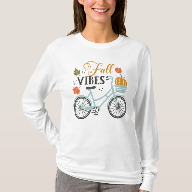 Camiseta Queda de Vibes por Bicicleta (Frente)