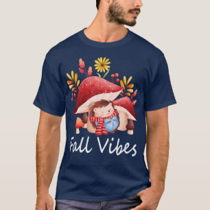 Camiseta Queda de Víblias de outono de Hedgehog