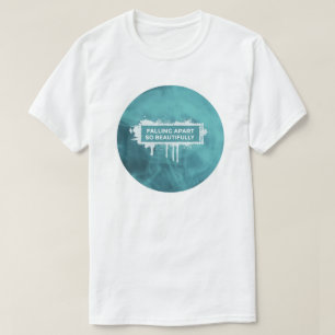 Camiseta Queda distante tão belamente