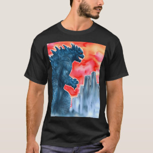 Camiseta Queda do ataque humanitário aos monstros