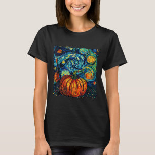 Camiseta Queda do Dia de Ação de Graças de Abóbora