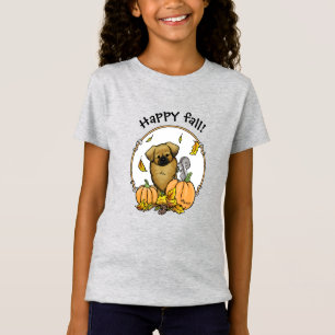 Camiseta Queda do espanhol tibetano (castanho)
