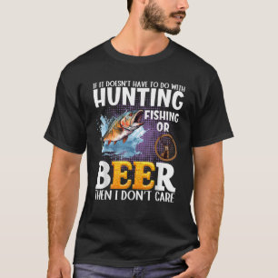 Camiseta Queda engraçada ou robalo-primavera pescador alce