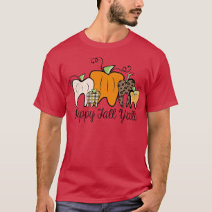 Camiseta Queda Feliz, Fall Dentist Floss Dental Fall outono