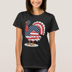 Camiseta Queda Festivo Camo Perfeito Turco Dia Teto Para Pa