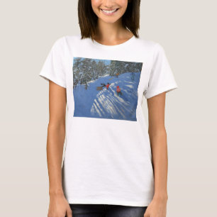 Camiseta Queda fora o pequeno trenó Morzine