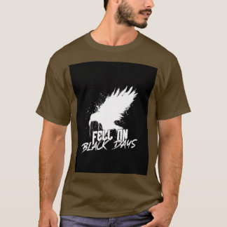 Camiseta Queda no Gráfico de Dias Pretos