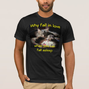 Camiseta Queda no sono do amor ou da queda