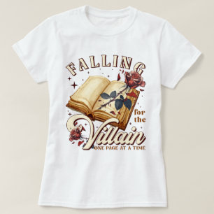 Camiseta Queda pelo Livro Espicoso Romance Dark de Villain